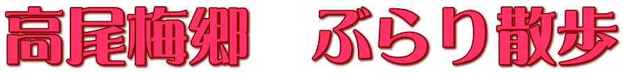 高尾梅郷　ぶらり散歩